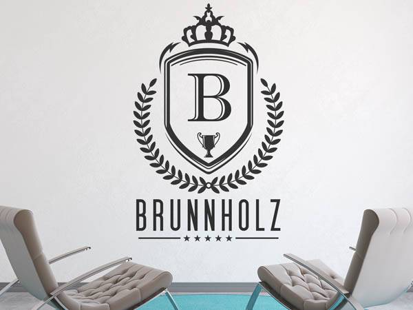 Wandtattoo Brunnholz Wappen