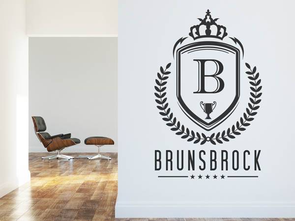 Wandtattoo Brunsbrock Wappen