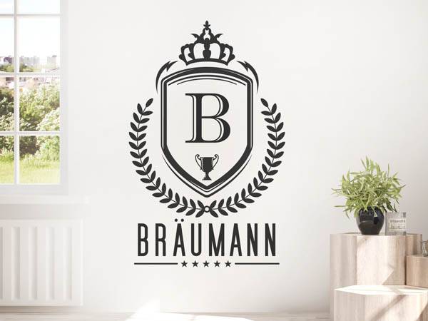 Wandtattoo Bräumann Wappen