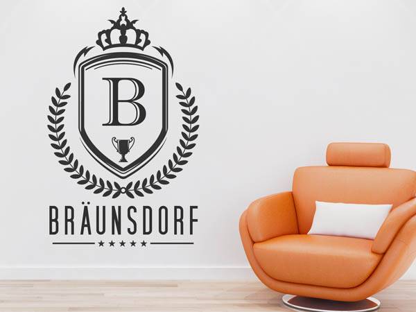 Wandtattoo Bräunsdorf Wappen