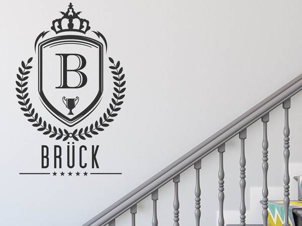 Wandtattoo Brück Wappen