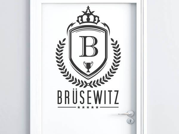 Wandtattoo Brüsewitz Wappen