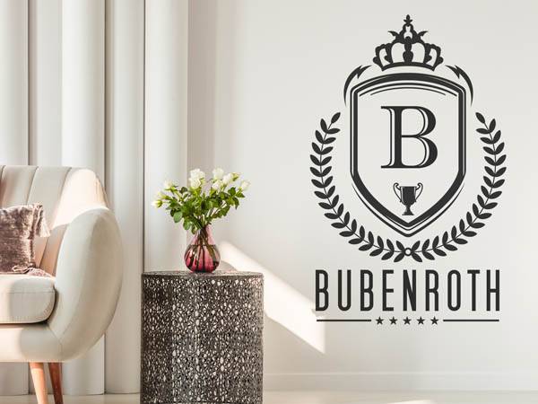 Wandtattoo Bubenroth Wappen