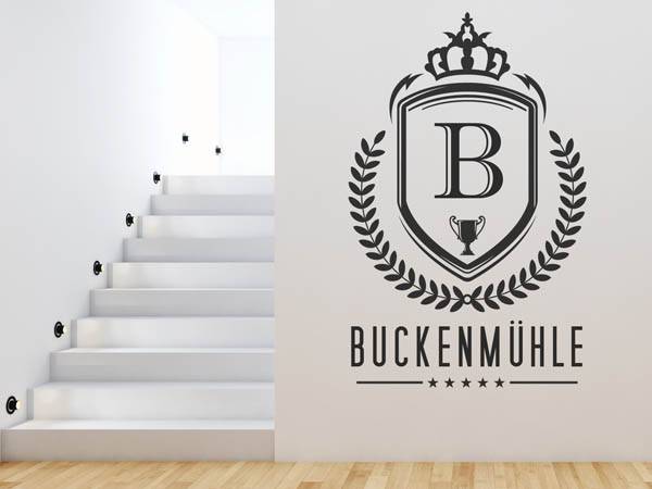 Wandtattoo Buckenmühle Wappen