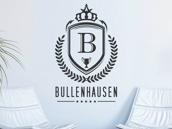 Wandtattoo Bullenhausen Wappen