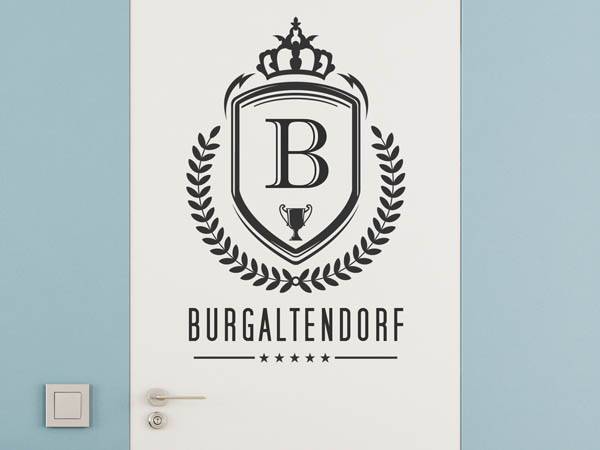 Wandtattoo Burgaltendorf Wappen