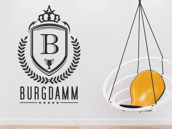 Wandtattoo Burgdamm Wappen