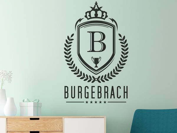 Wandtattoo Burgebrach Wappen