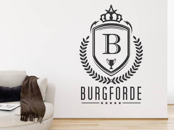 Wandtattoo Burgforde Wappen