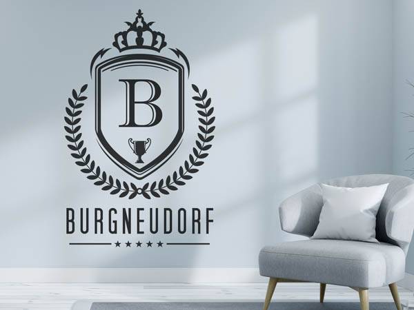 Wandtattoo Burgneudorf Wappen