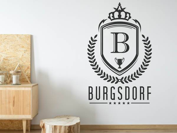 Wandtattoo Burgsdorf Wappen
