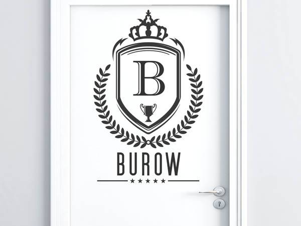 Wandtattoo Burow Wappen