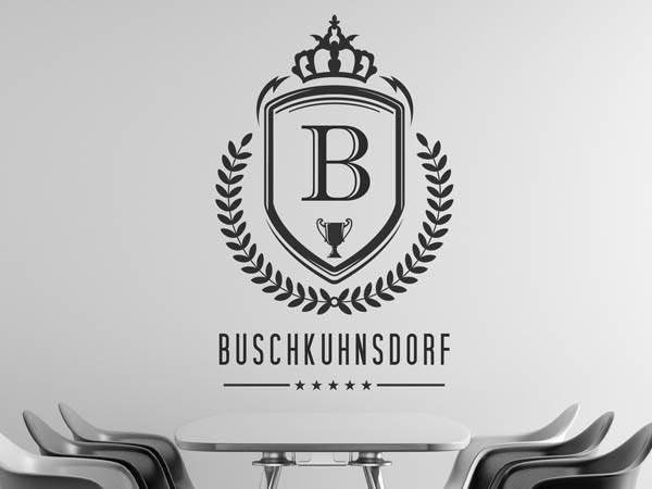 Wandtattoo Buschkuhnsdorf Wappen