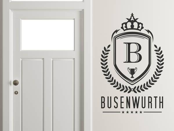 Wandtattoo Busenwurth Wappen
