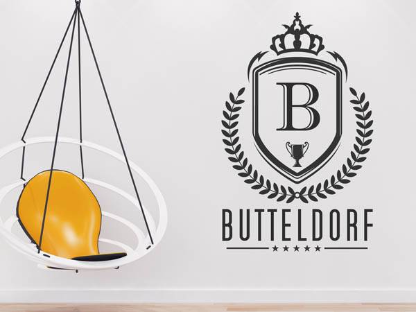 Wandtattoo Butteldorf Wappen