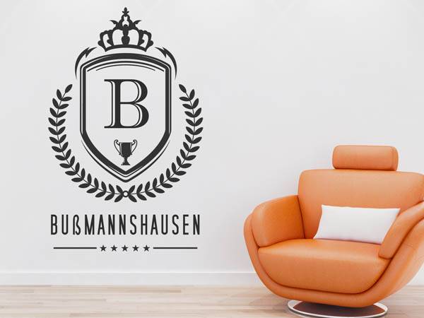 Wandtattoo Bußmannshausen Wappen