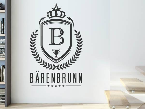 Wandtattoo Bärenbrunn Wappen