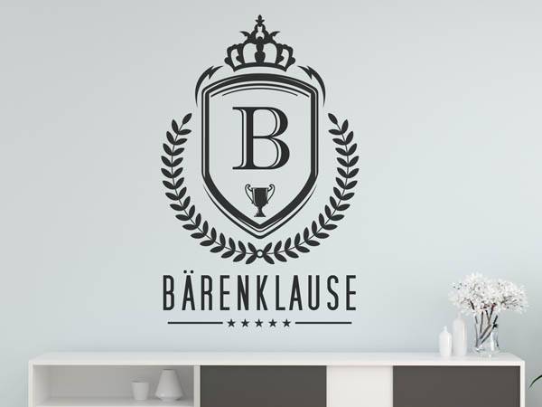 Wandtattoo Bärenklause Wappen