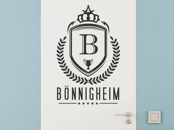 Wandtattoo Bönnigheim Wappen