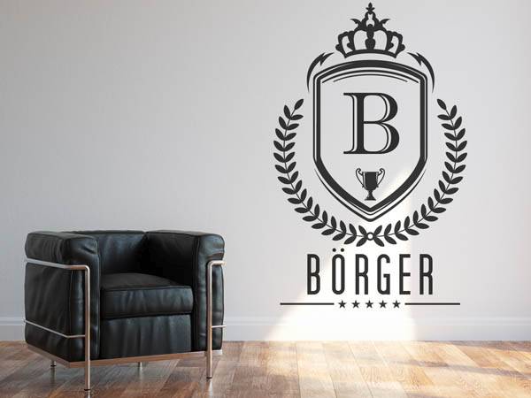 Wandtattoo Börger Wappen