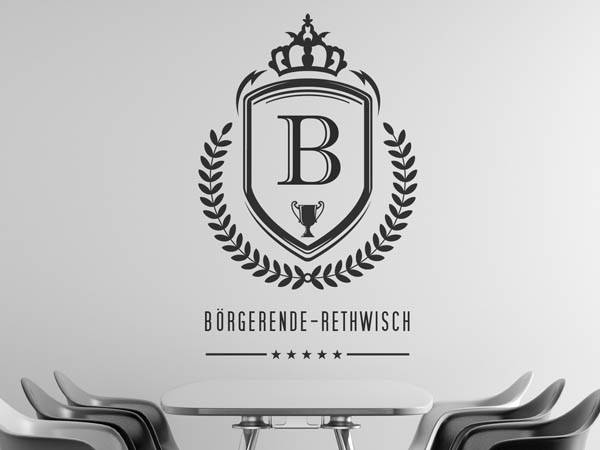 Wandtattoo Börgerende-Rethwisch Wappen