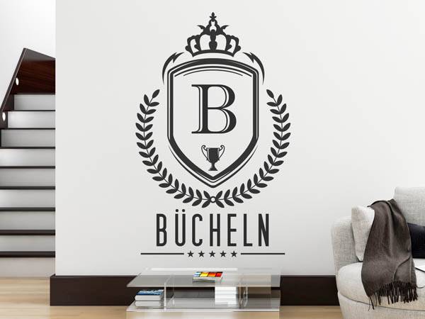 Wandtattoo Bücheln Wappen