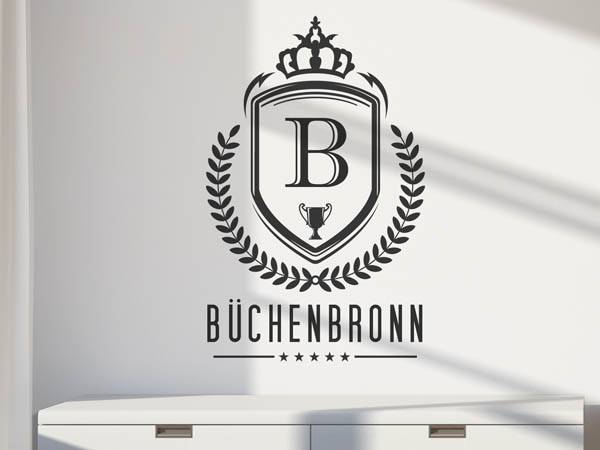 Wandtattoo Büchenbronn Wappen