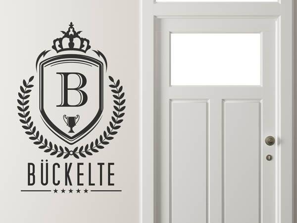 Wandtattoo Bückelte Wappen
