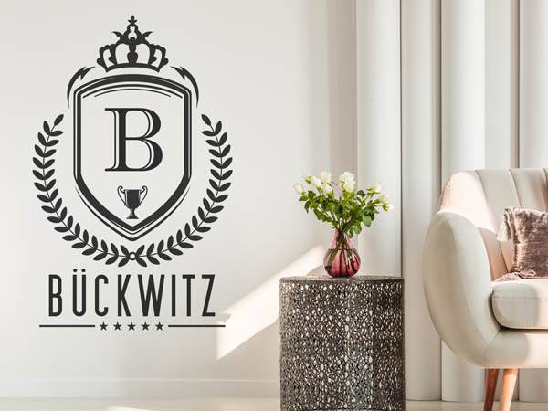 Wandtattoo Bückwitz Wappen