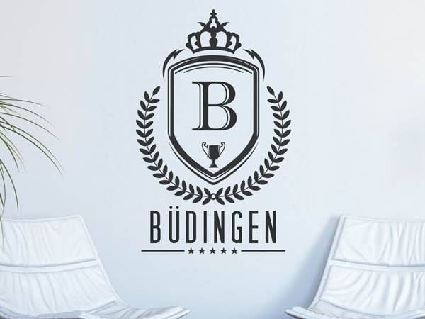 Wandtattoo Büdingen Wappen