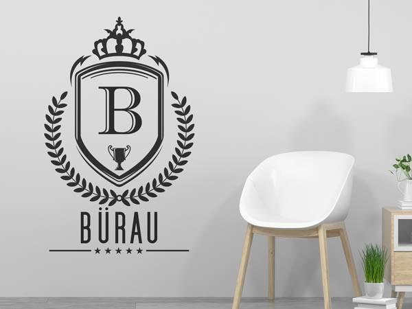 Wandtattoo Bürau Wappen