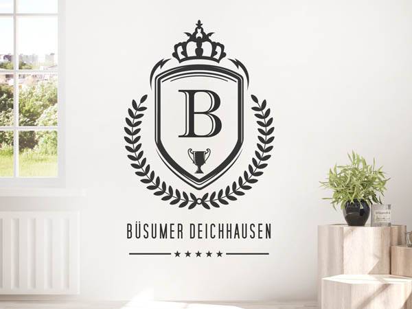 Wandtattoo Büsumer Deichhausen Wappen