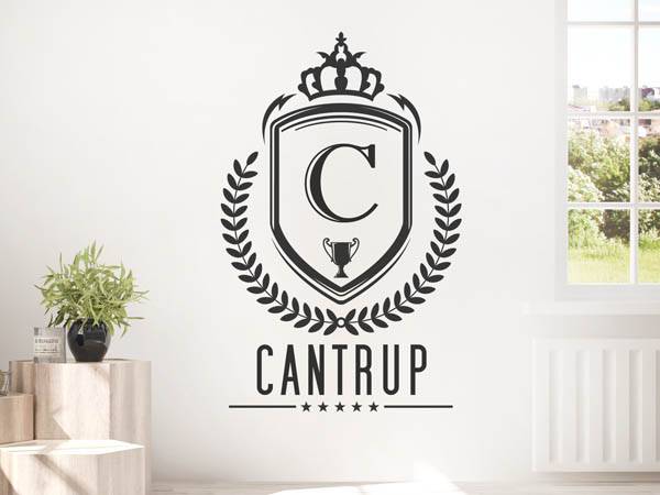 Wandtattoo Cantrup Wappen