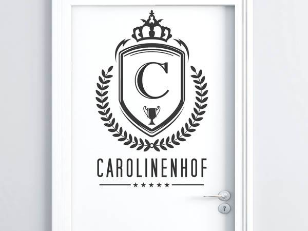 Wandtattoo Carolinenhof Wappen