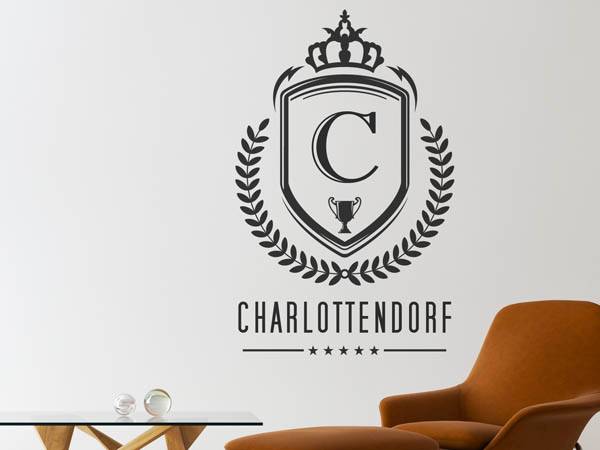 Wandtattoo Charlottendorf Wappen