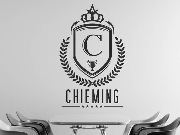 Wandtattoo Chieming Wappen