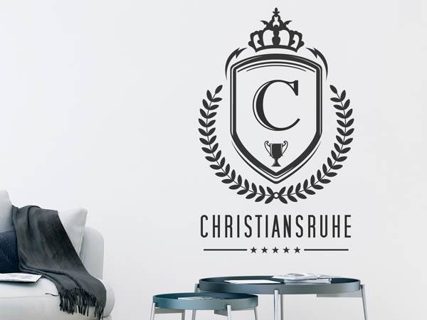 Wandtattoo Christiansruhe Wappen