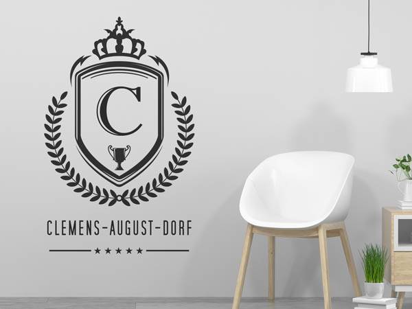 Wandtattoo Clemens-August-Dorf Wappen