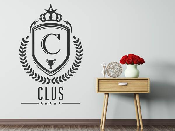 Wandtattoo Clus Wappen
