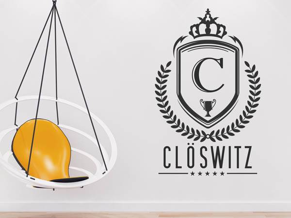 Wandtattoo Clöswitz Wappen