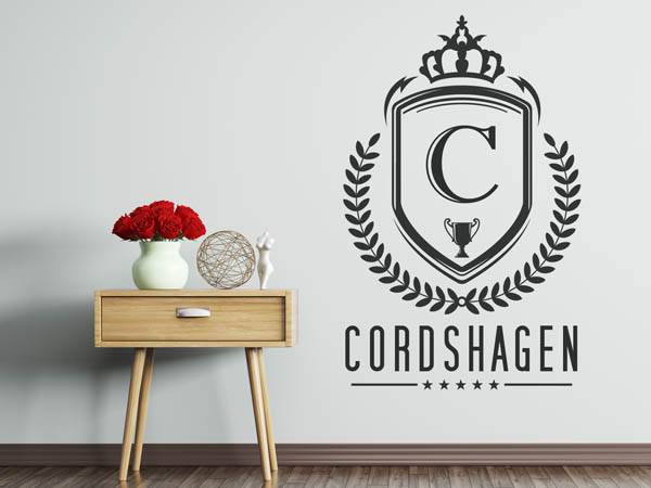 Wandtattoo Cordshagen Wappen