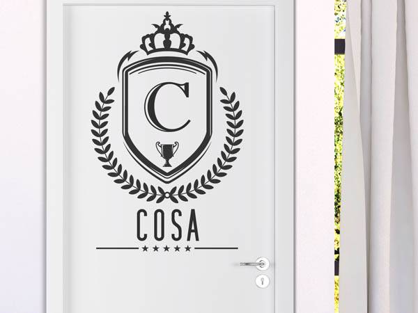 Wandtattoo Cosa Wappen