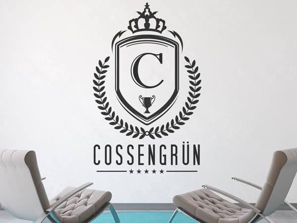 Wandtattoo Cossengrün Wappen