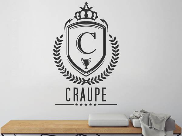 Wandtattoo Craupe Wappen