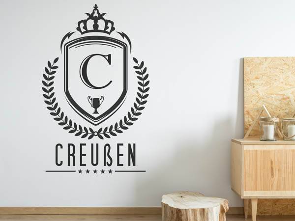 Wandtattoo Creußen Wappen