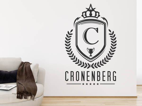 Wandtattoo Cronenberg Wappen