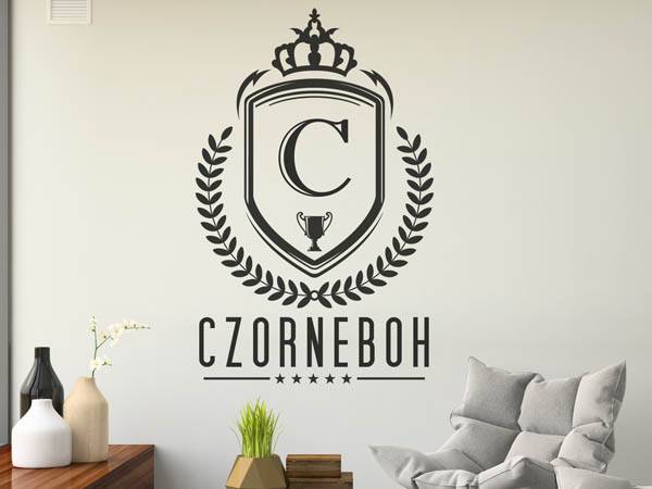 Wandtattoo Czorneboh Wappen