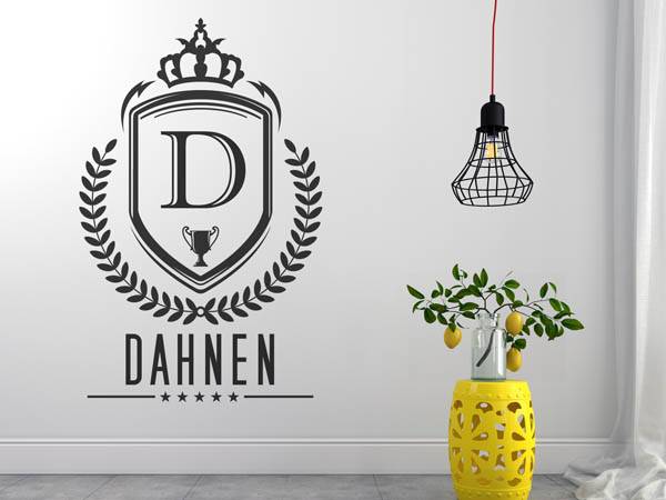 Wandtattoo Dahnen Wappen