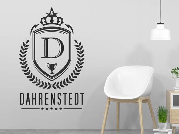 Wandtattoo Dahrenstedt Wappen