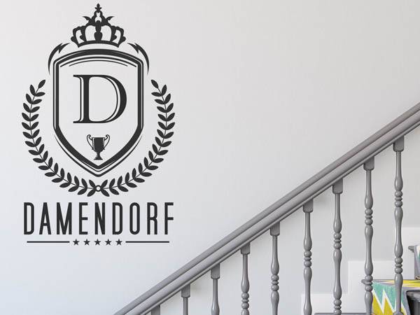 Wandtattoo Damendorf Wappen